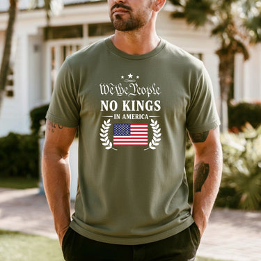 No Kings in America Tee – Liberty & Democracy Statement T-Shirt